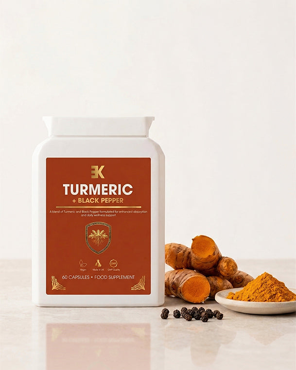 Turmeric Extract with Black Pepper for Active Ageing