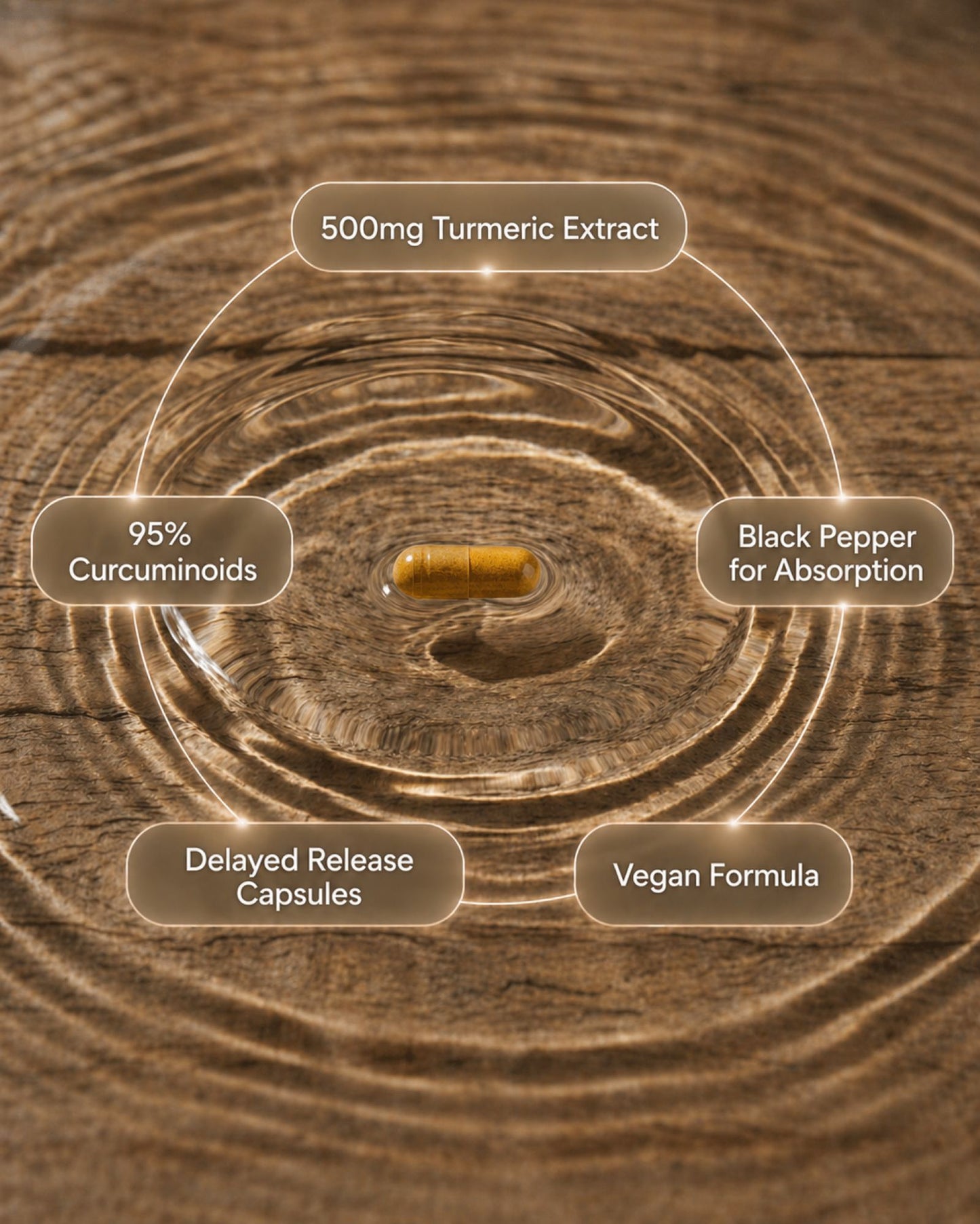 Turmeric Extract with Black Pepper for Active Ageing